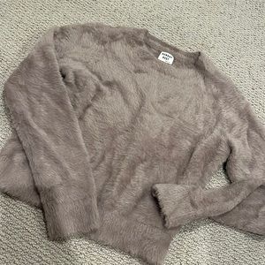 Aritzia Sunday Best Fuzzy Kitten Sweater